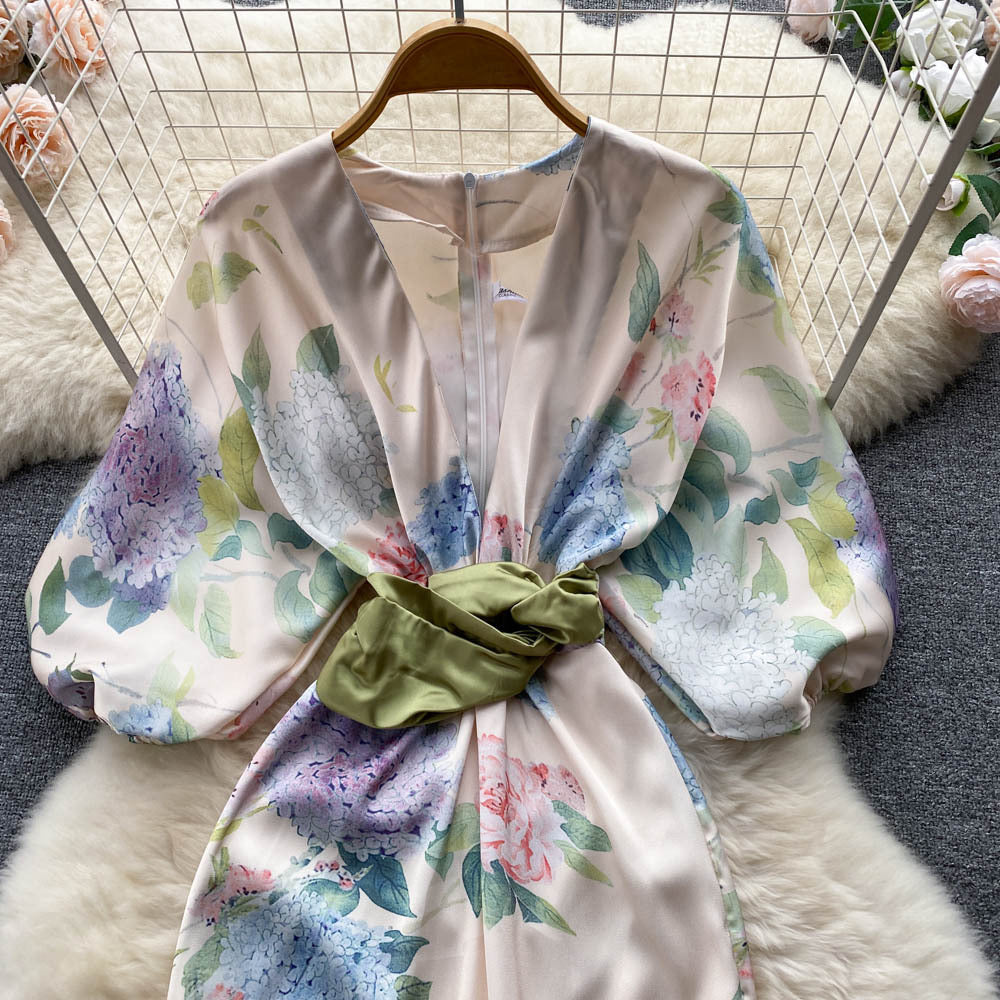Floral Print Maxi Dress