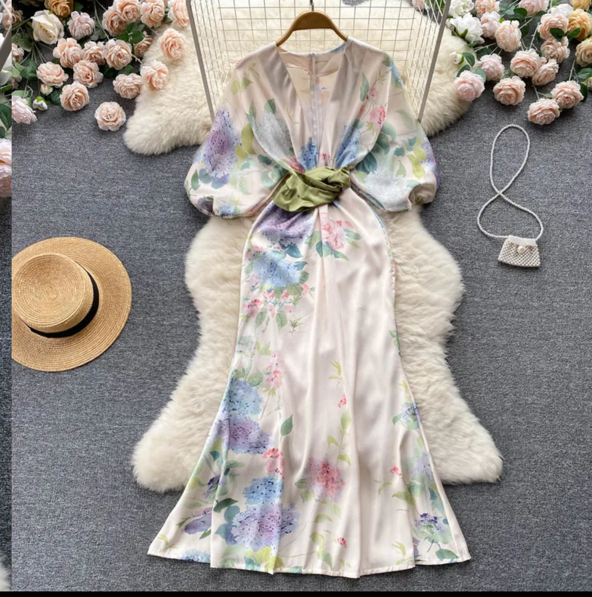 Floral Print Maxi Dress