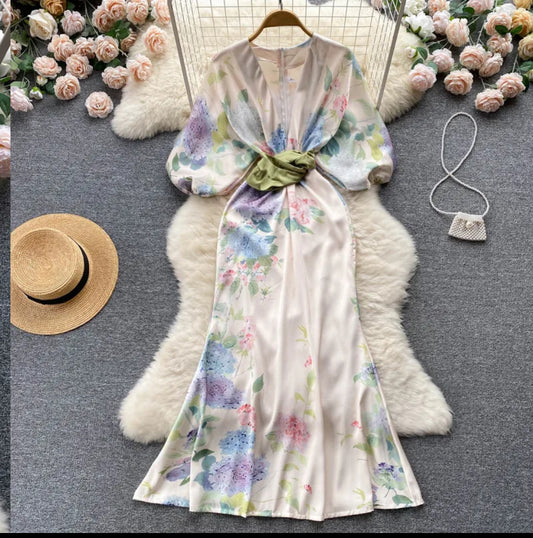 Floral Print Maxi Dress